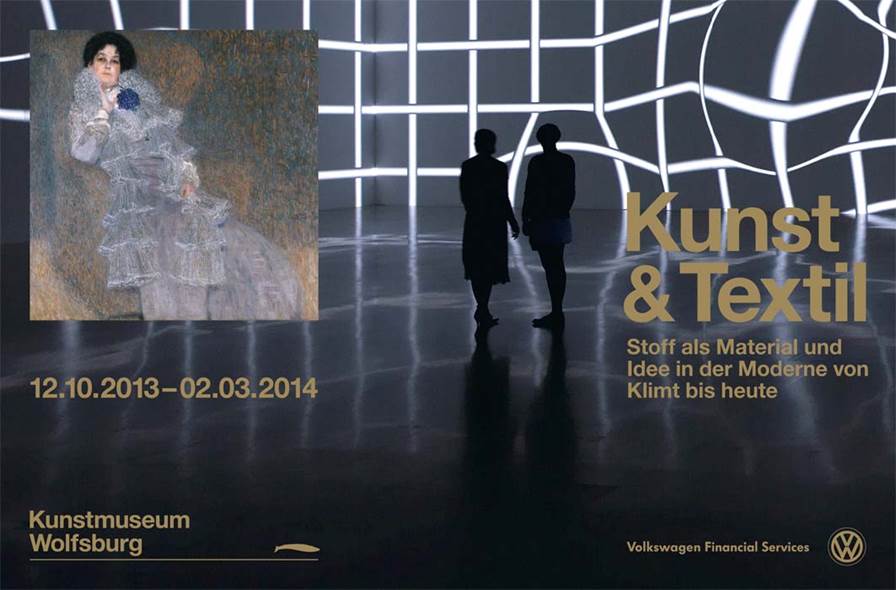 Kunst & Textil, Bild: Ausstellung, 12.10.2013-02.03.2014, Kunstmuseum Wolfsburg..