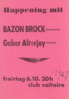 Happening mit Bazon Brock, Schulstunde mit Gabor Altorjay/Ungarn 