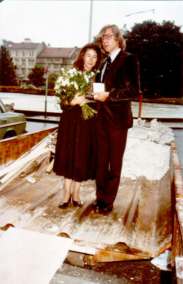 Hochzeit Bazon Brock & Karla Fohrbeck am 19. September 1979 in Hamburg