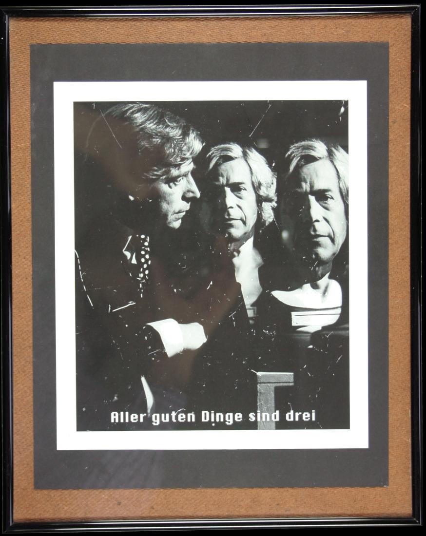 Aller guten Dinge sind drei, Bild: Fotomontage im Bilderrahmen.