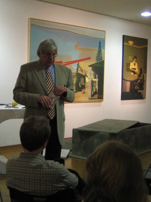 Ausstellung "Lustmarsch durchs Theoriegelände", Bild: Köln 2006.