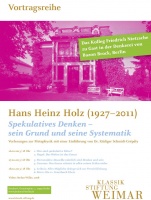 Hans Heinz Holz: Spekulatives Denken - sein Grund und seine Systematik