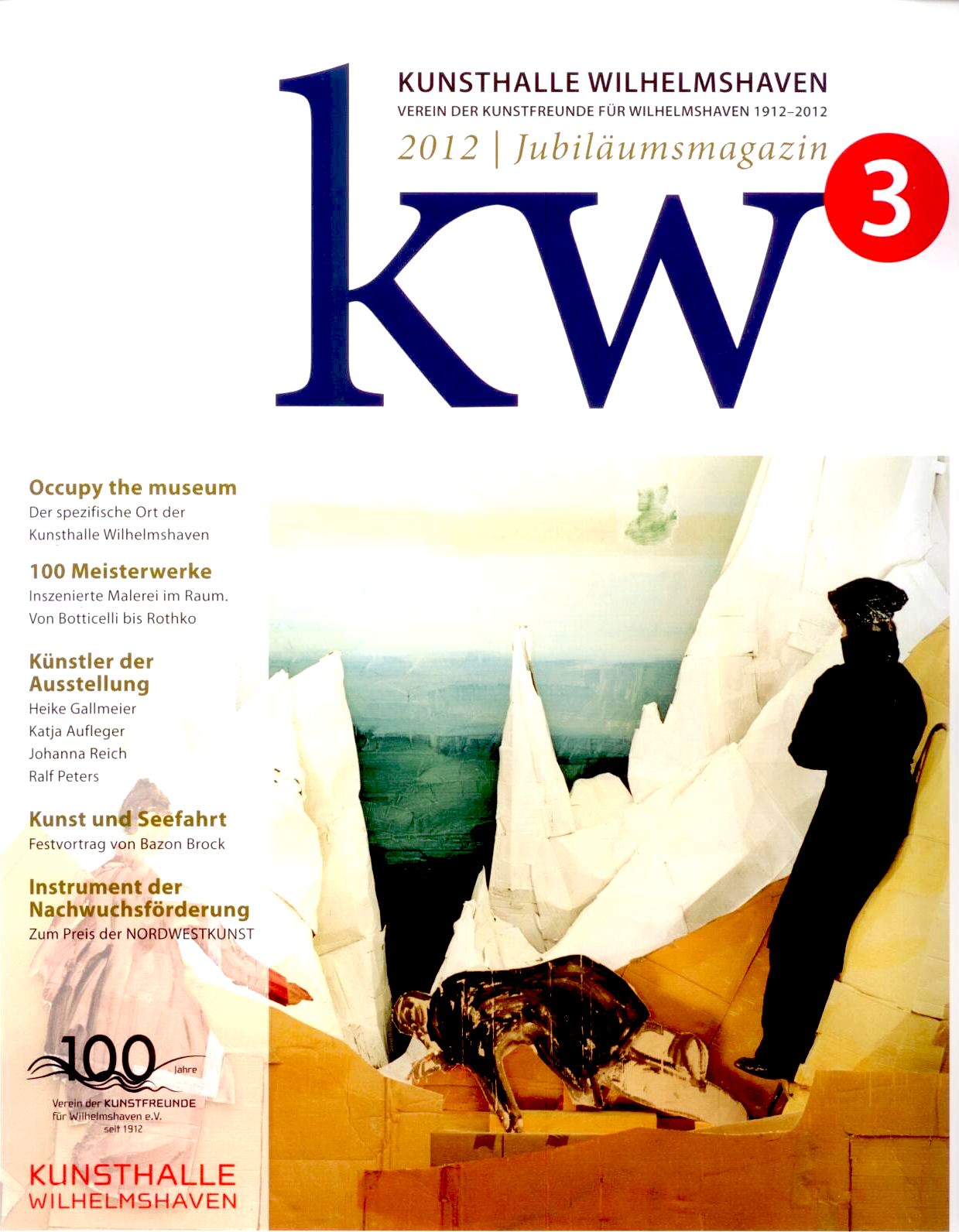 kw3, Bild: Kunsthalle Wilhelmshaven 2012 | Jubiläumsmagazin.