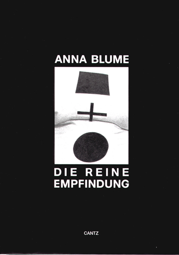 Anna Blume: Die reine Empfindung, Bild: Ostfildern: Hatje Cantz, 1994.
