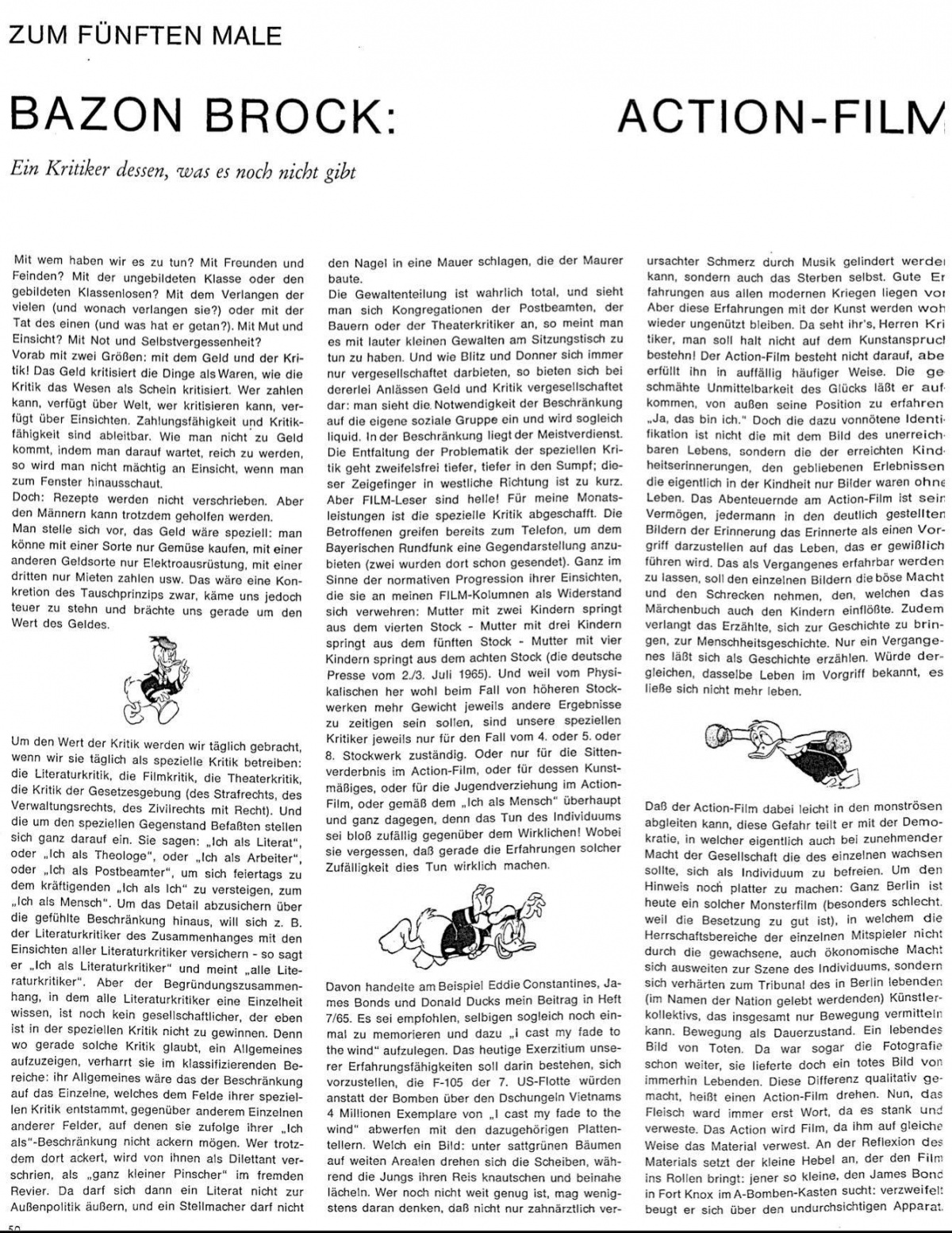 Film Zeitschrift 8/65 Text S.50