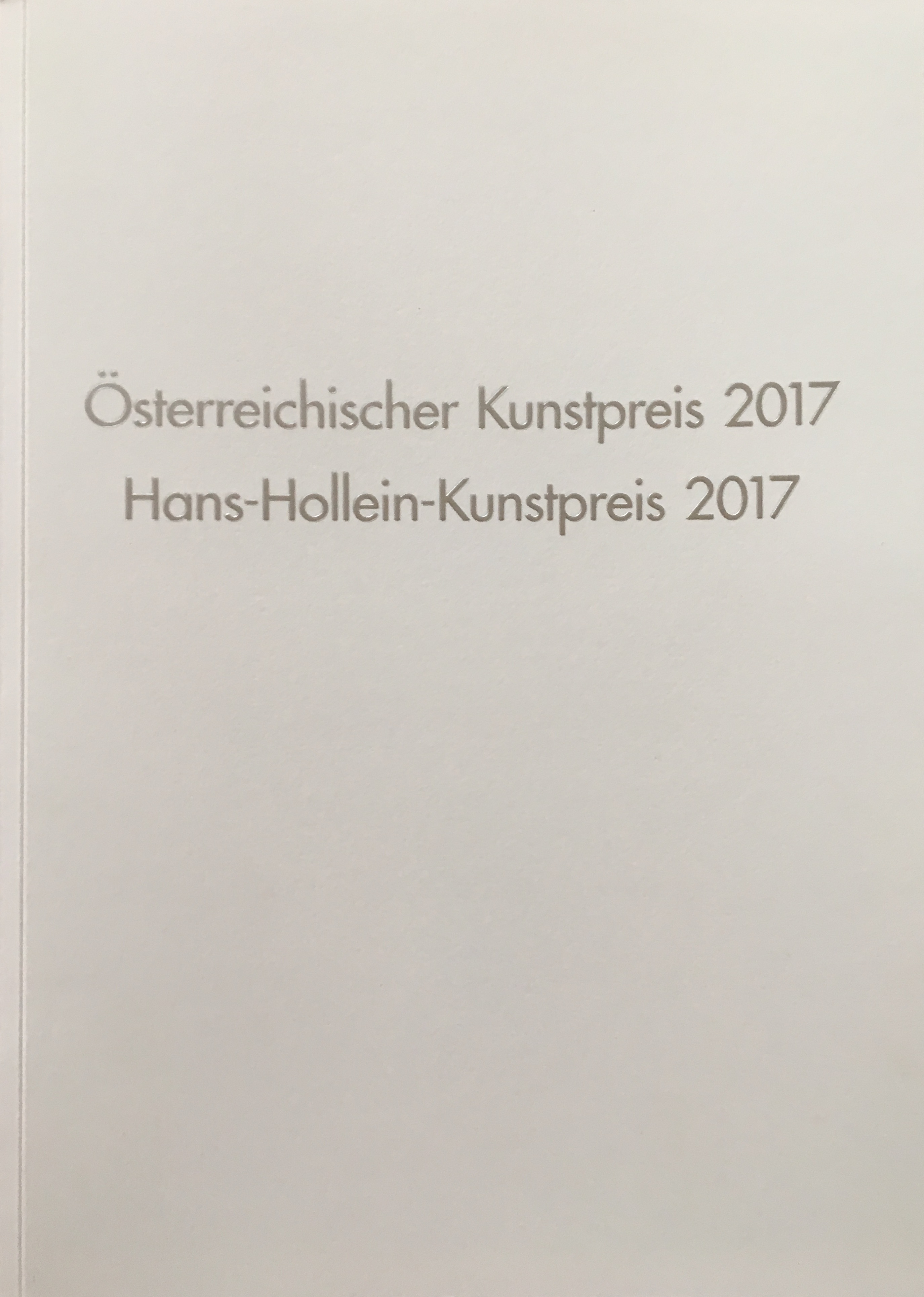 Österreichischer Kunstpreis 2017 | Hans-Hollein-Kunstpreis 2017