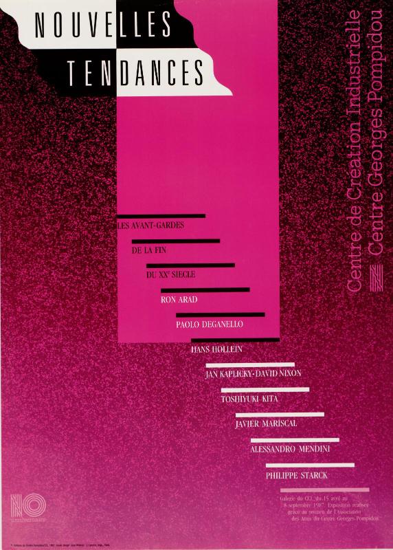 Nouvelles tendances. Les avant-gardes de la fin du XXe siècle, Bild: Centre Pompidou, Paris, 1987.