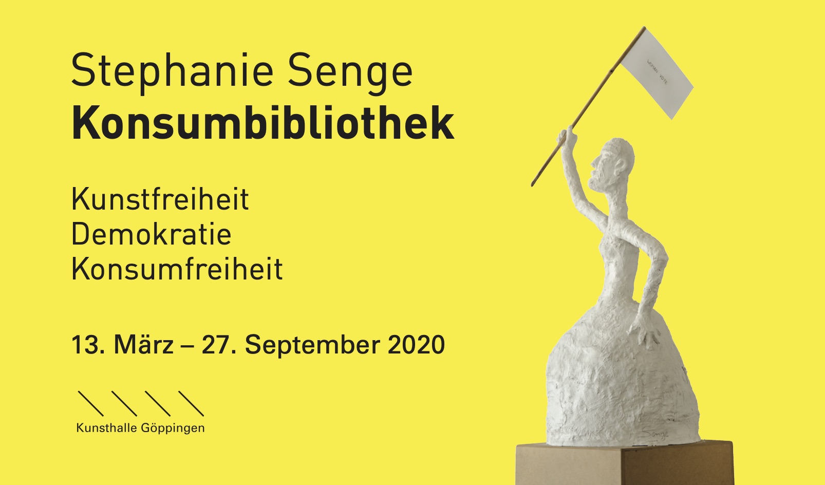 Stephanie Senge: Konsumbibliothek. Kunsthalle Göppingen. Fotografie: Ulrike Pfeiffer, 2020