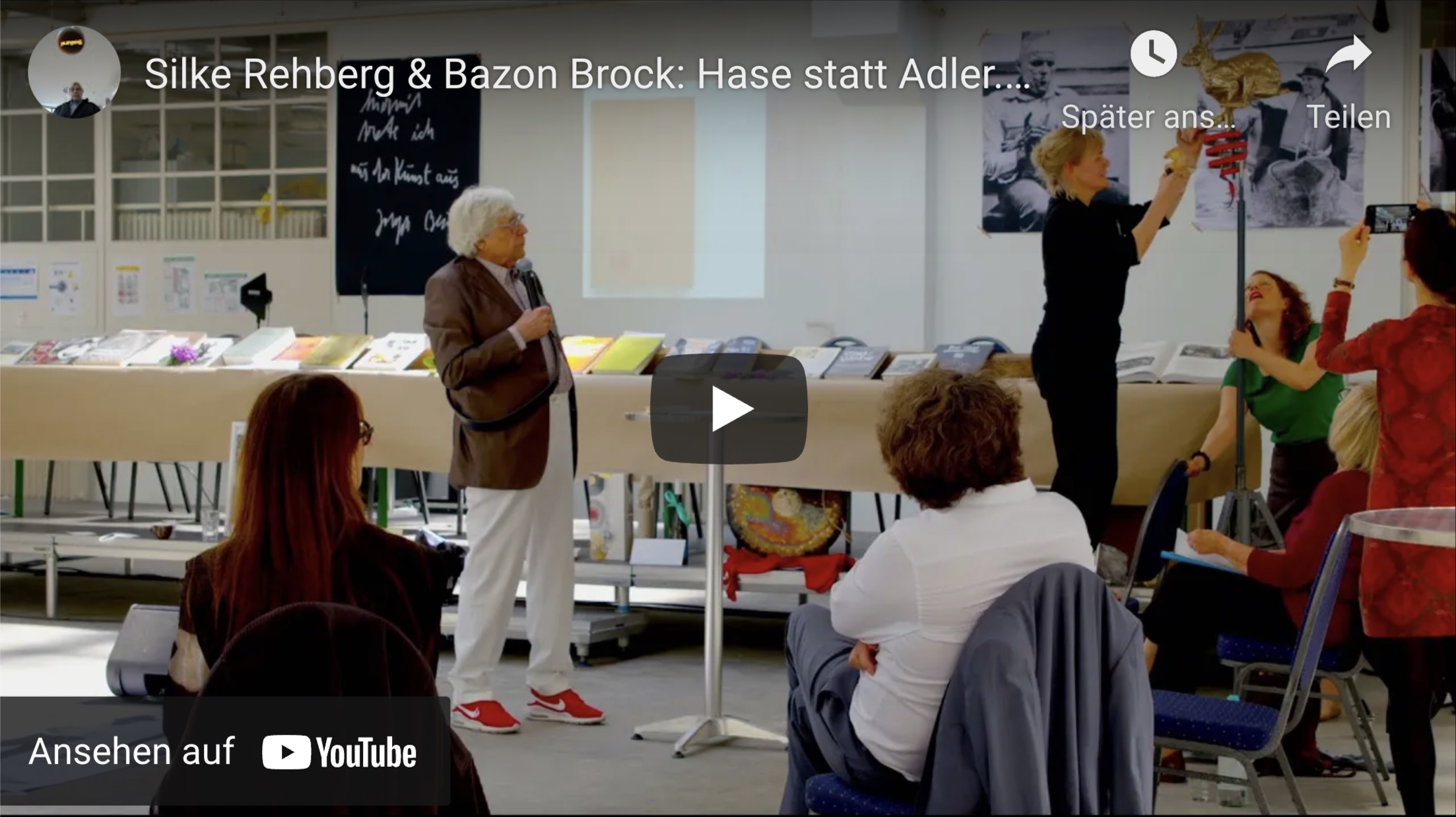 Silke Rehberg & Bazon Brock: Hase statt Adler. Ein Neuentwurf für das deutsche Staatswappen