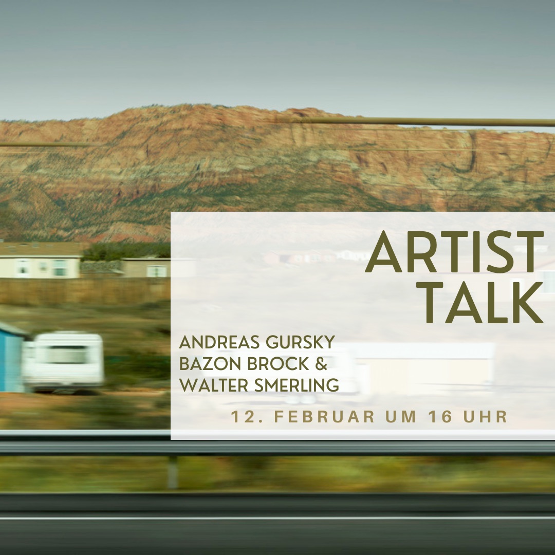 Artist Talk mit Andreas Gursky, Bazon Brock und Walter Smerling, Bild: Museum Küppersmühle Duisburg, 12.02.22.